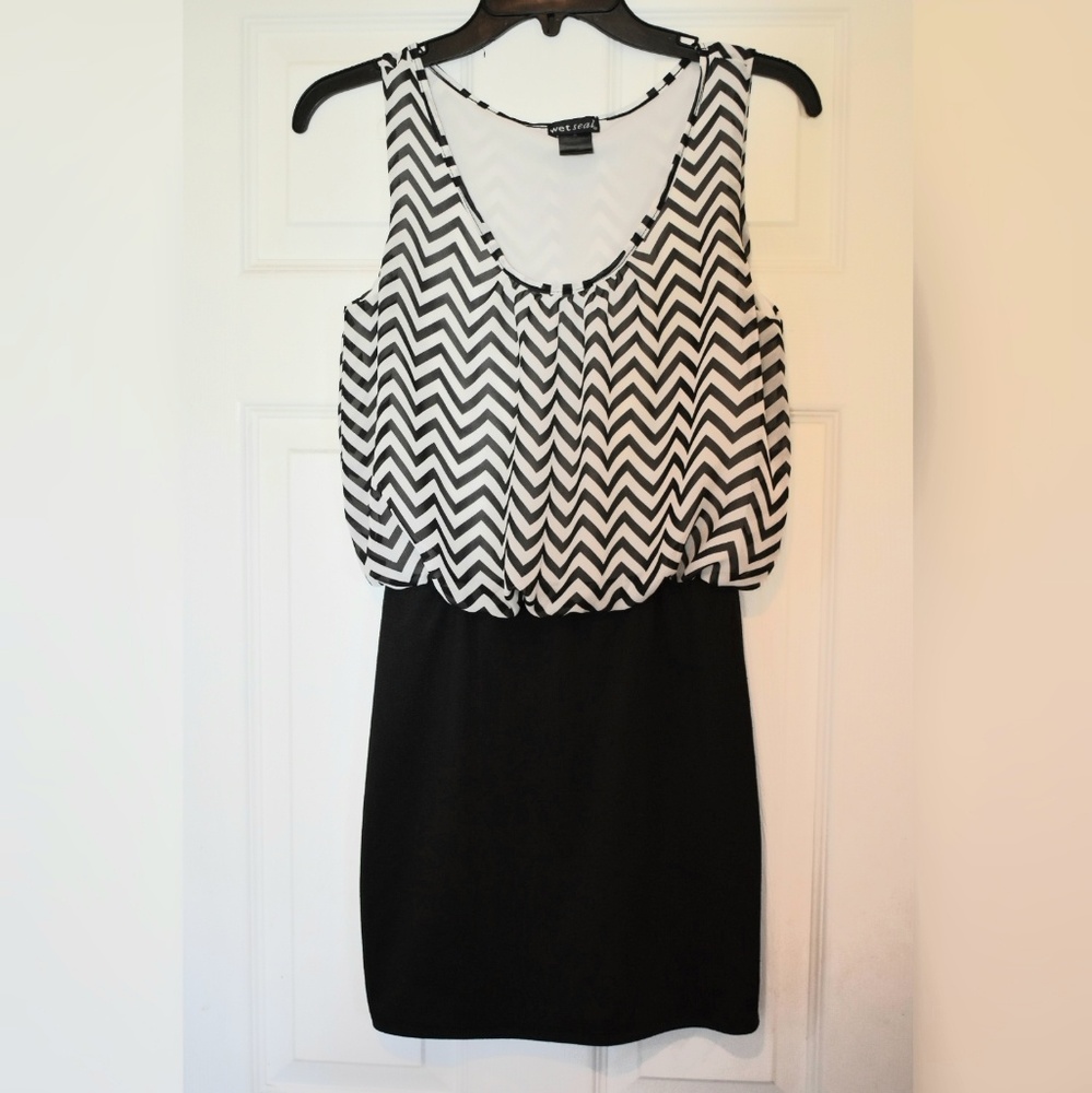 Chevron Pattern Dress